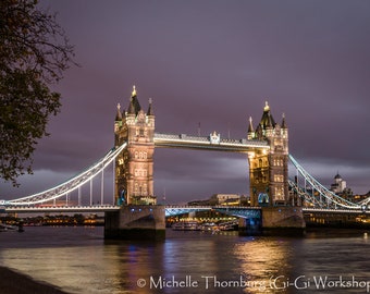 Tower Bridge London Download Printable Art Poster