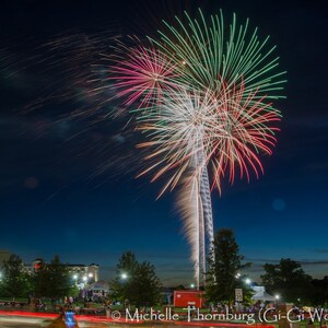 4th of July Spartanburg SC Fireworks Download Printable Art Poster