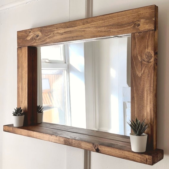 Rustic wall mirror deals