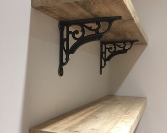 Reclaimed Wood Shelf, Choice Of Colours/Custom Sizing- no brackets