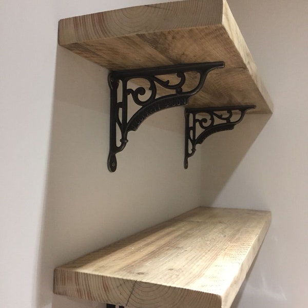 Reclaimed Wood Shelf, Choice Of Colours/Custom Sizing- no brackets