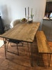 Reclaimed Dining Table With Black Hairpins,Choice Of Sizes+Colours 