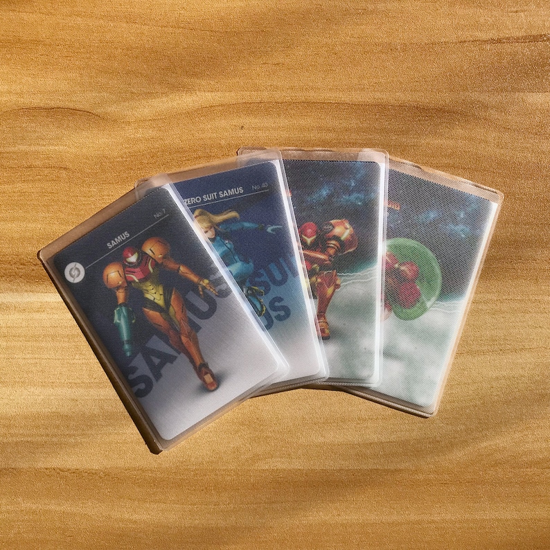Metroid series Samus Returns PVC NFC Game Cards Samus Aran Does same as Amiibo 4-Pack2-Pack