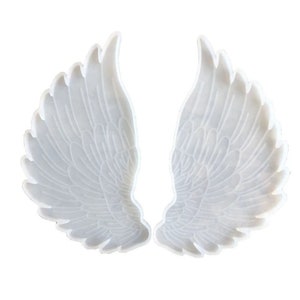 2 pc Silicone Moulds for a pair of big Angel Wings you can pour in Resin, Jesmonite, Plaster, Wax, Shiny Surface
