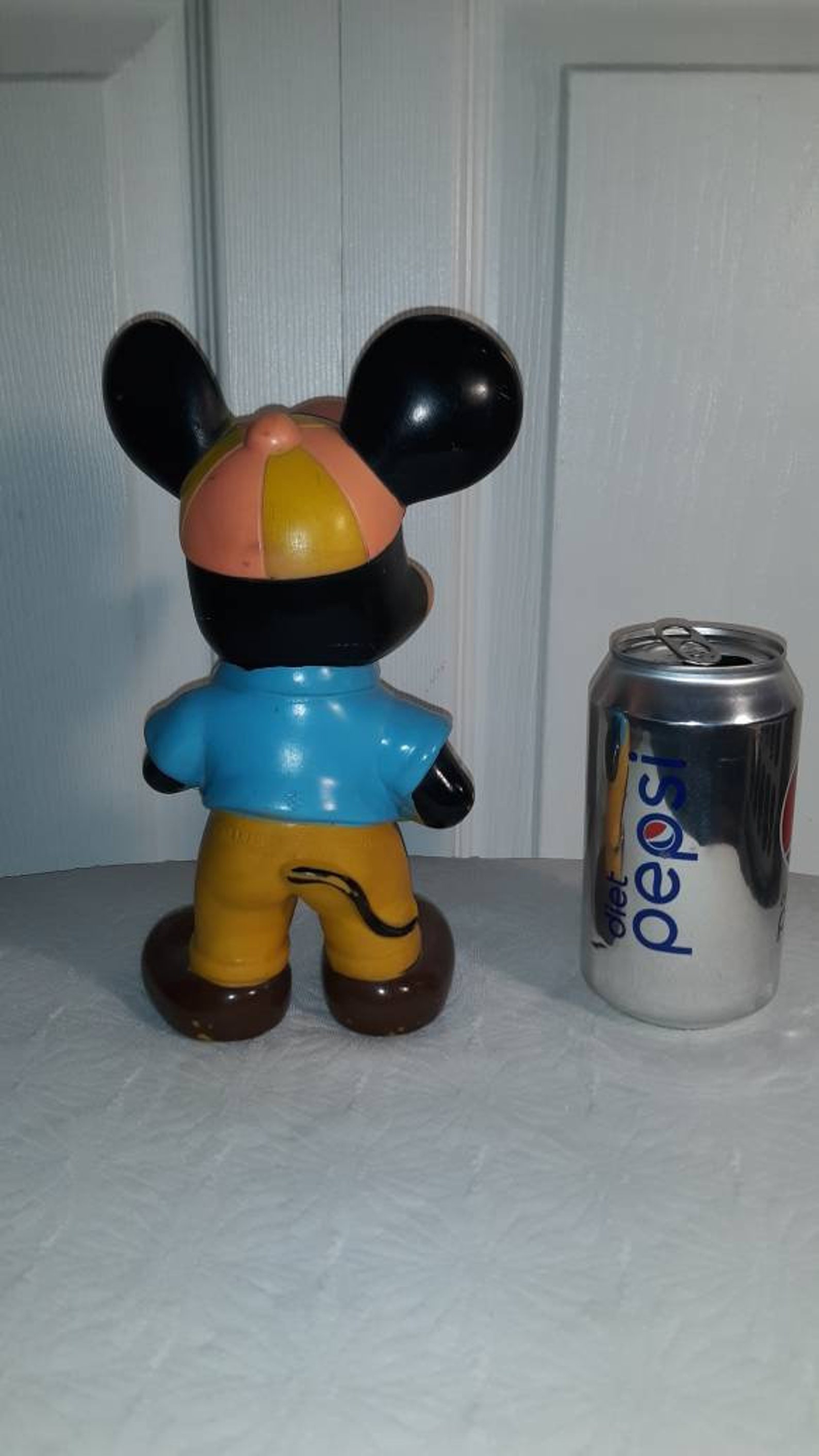Vintage Disney Mickey Mouse Bank 9 Inch Etsy