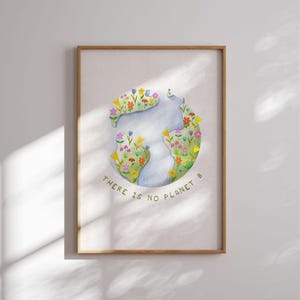 Planet Erde Kunstdruck Bild: Erdkugel als Erde Poster