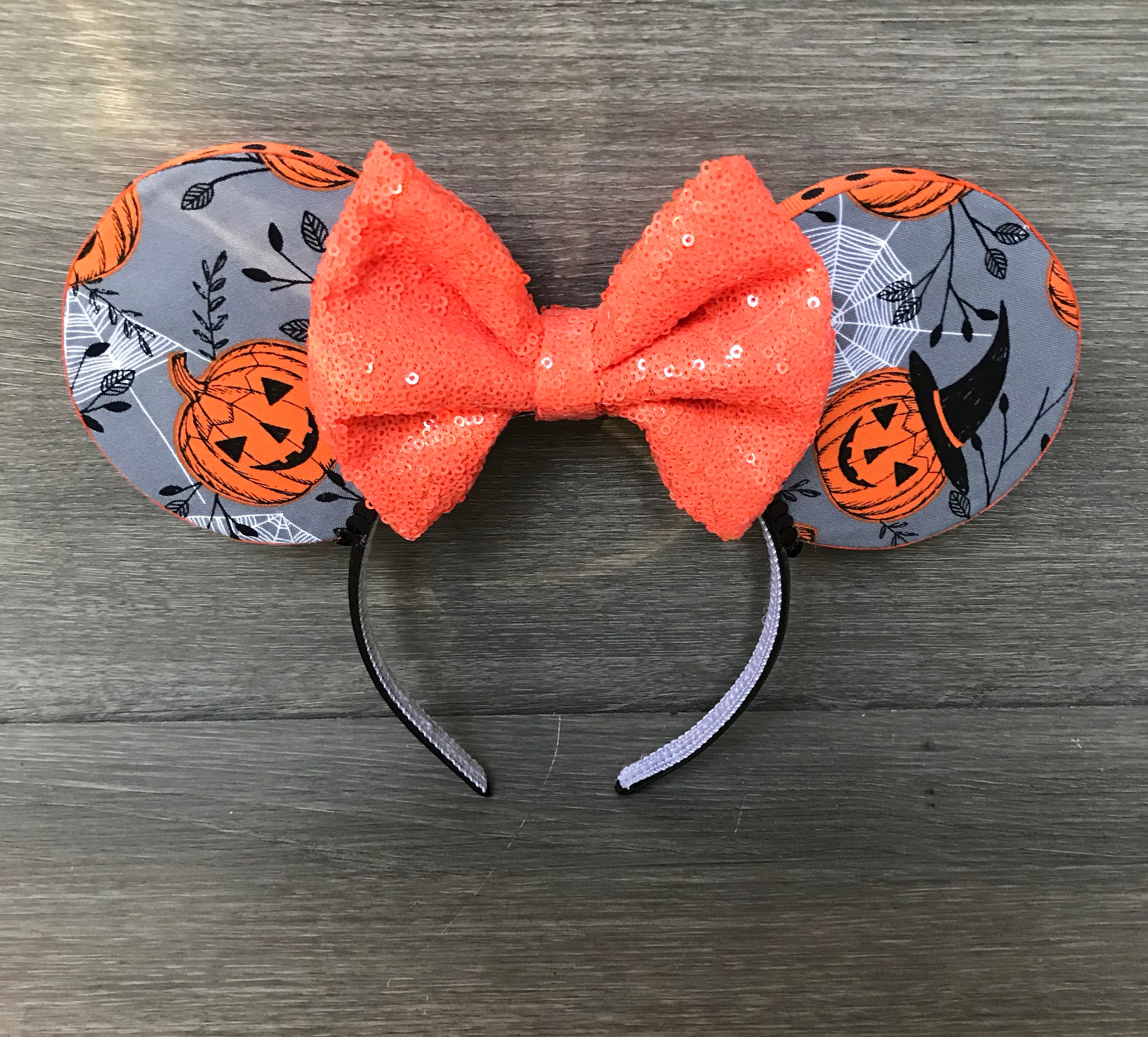 Halloween Minnie and Mickey Ears Mickey/'s not so Scary Halloween Double sided Ears