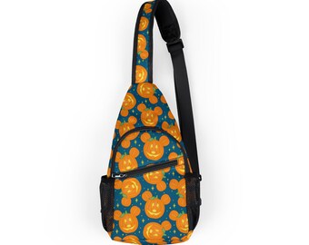 Mickey Halloween Disney Park Bag, Disney Backpack, Disney Sling Bag, Chest Bag, Disney Gift, Vacation Bag, Travel Bag, Fanny Pack, Belt Bag