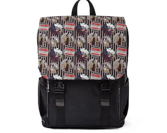 Mochila de Cruella DeVille, mochila de villanos de Disney, bolso de Cruella para mujer, bolso con estampado de dálmatas, regalo de Disney gótico de moda de Villaincore