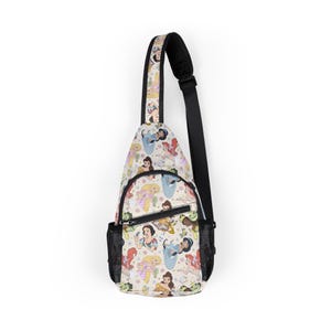 Princesse Disney Sac du parc Disney, sac à dos Disney, sac à bandoulière Disney, sac poitrine, cadeau Disney, sac de vacances, sac de voyage, sac banane, sac ceinture