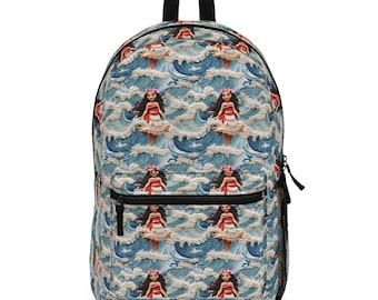 Moana Backpack, Disney Backpack, Back to School Book Bag, Disney Bag, Kids Backpack, Travel Bag, Disney Trip Accessories