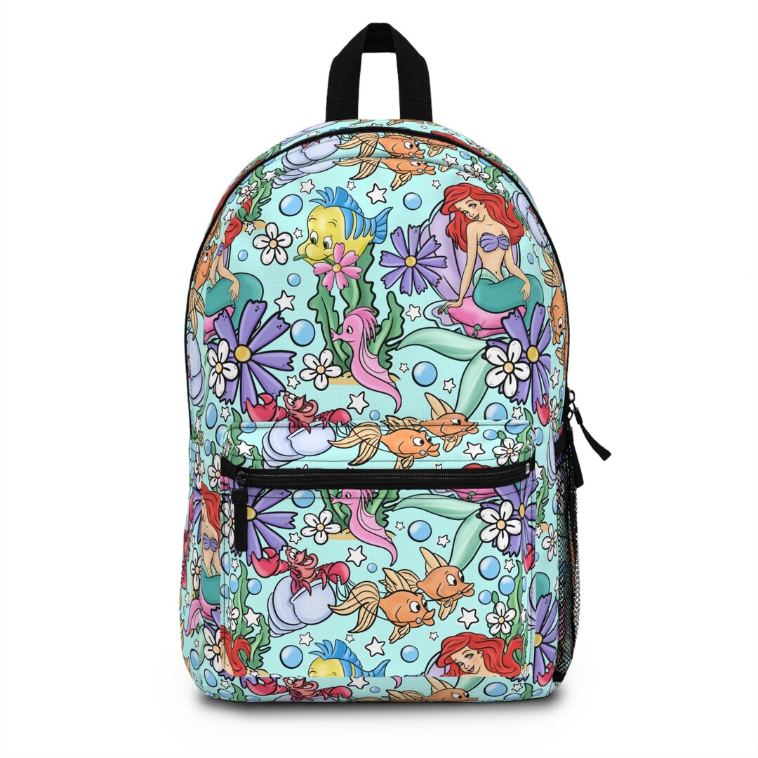 Ariel Backpack: Little Mermaid Travel School Bag - Etsy