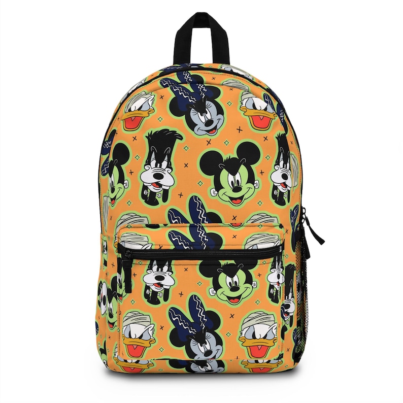 Mickey Mouse Halloween Backpack, Disney Backpack, Disney Bag, Kids Backpack, Travel Bag, Disney Bound, Disney Trip Accessories image 1