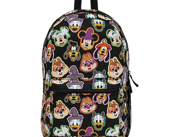 Mochila de Halloween de Disney, mochila de Disney, mochila para la vuelta al cole, mochila de Disney, mochila para niños, bolsa de viaje, accesorios para viajes de Disney