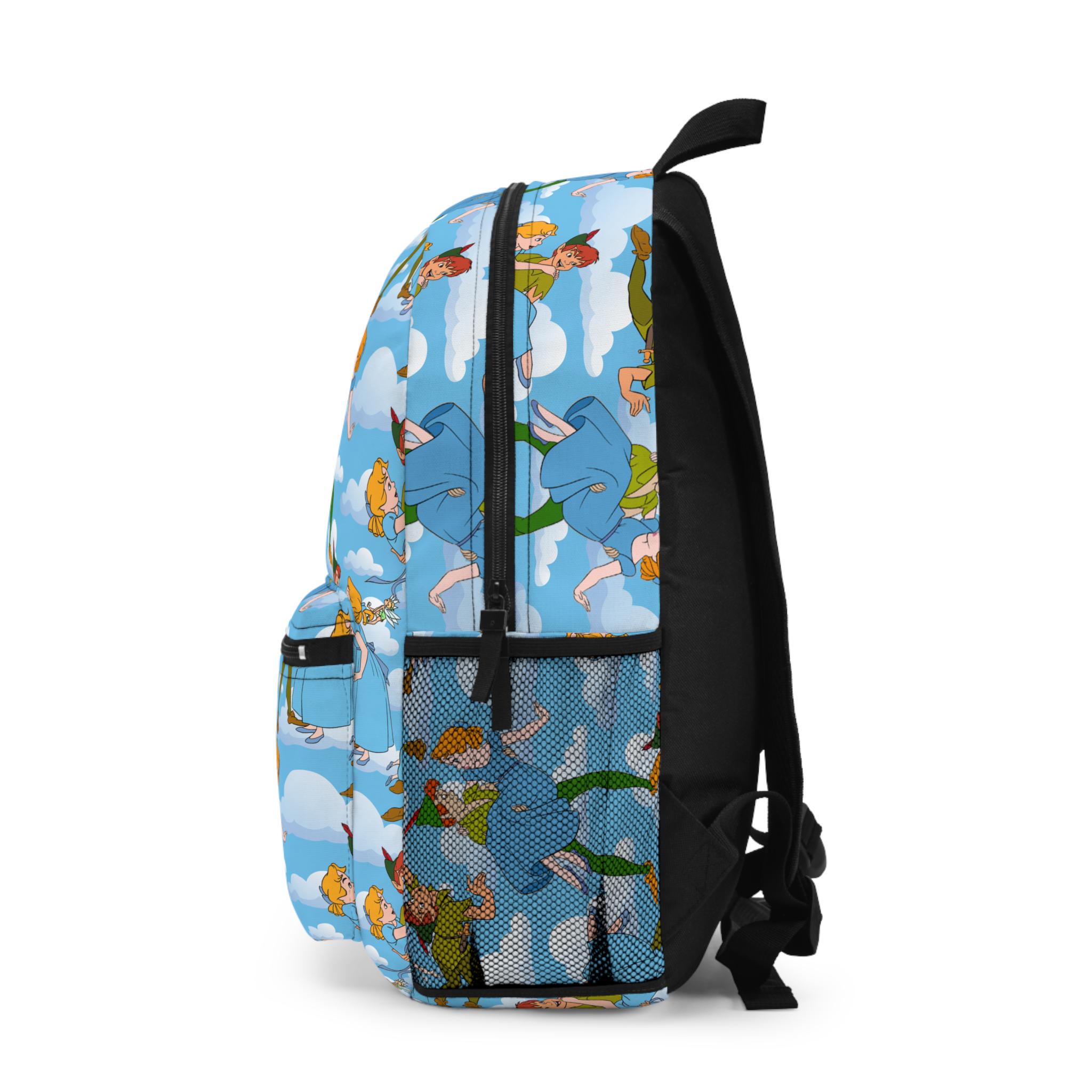 Peter Pan Backpack, Disney Backpack, Back to School Book Bag 