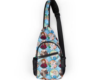 Bolsa de Frozen Disney Park, mochila Disney, bandolera Disney, bolsa de pecho, regalo Disney, bolsa de vacaciones, bolsa de viaje, riñonera, riñonera