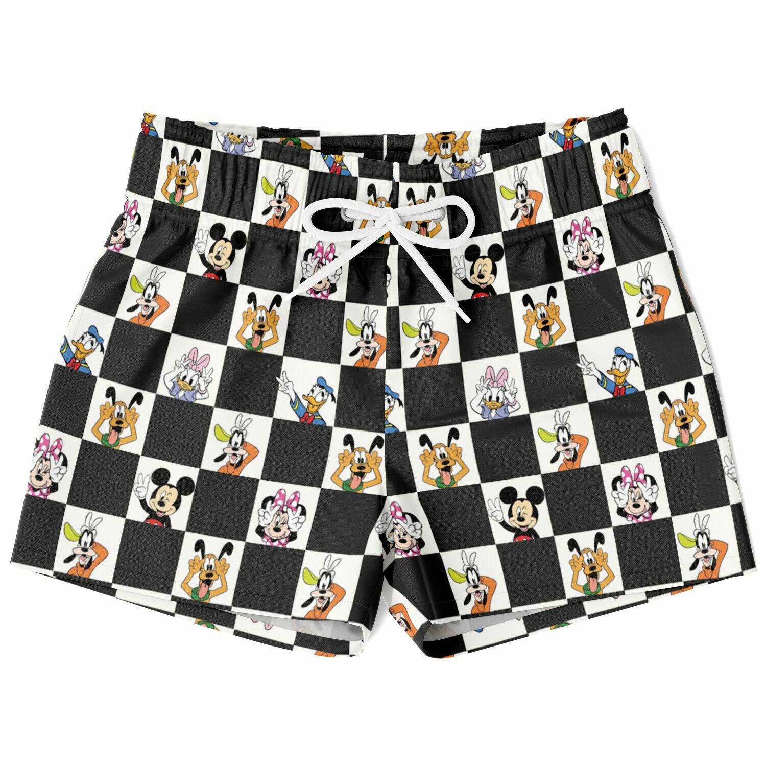 Discover Mickey and Friends Swim Trunks, Mickey Boys Beach Shorts, Disney Vacation Swimwear