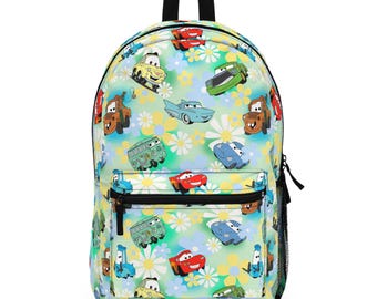 Mochila de Cars Rayo McQueen, mochila Disney, mochila para la vuelta al cole, mochila Disney, mochila infantil, bolsa de viaje, accesorios para viajes Disney