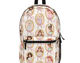 Disney Princess Backpack, Disney Backpack, Back to School Book Bag, Disney Bag, Kids Backpack, Travel Bag, Disney Trip Accessories