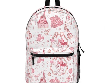 Magic Kingdom Backpack, Disney Backpack, Back to School Book Bag, Disney Bag, Kids Backpack, Travel Bag, Disney Trip Accessories