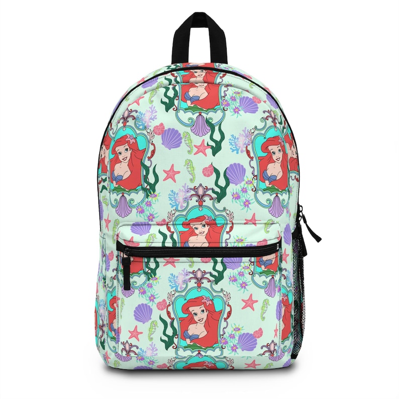 Little Mermaid Backpack, Ariel. Disney Backpack, Back to School, Disney Bag, Travel Bag, Disney Bound, Disney Trip Accessories, image 1