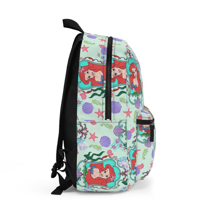 Little Mermaid Backpack, Ariel. Disney Backpack, Back to School, Disney Bag, Travel Bag, Disney Bound, Disney Trip Accessories, image 2