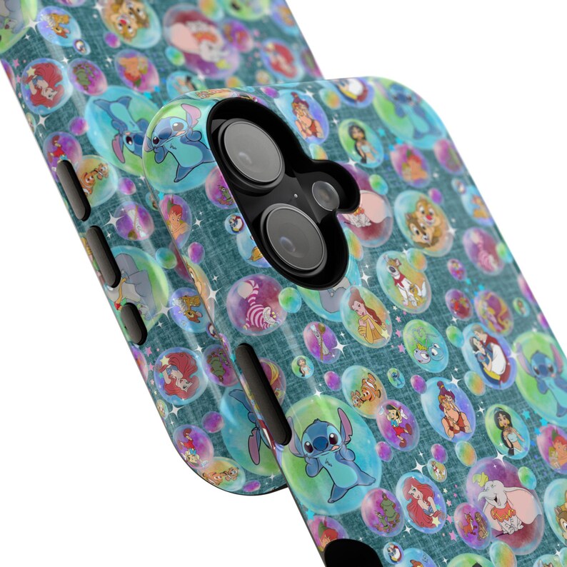 Disney Bubble Phone Case, Disney iPhone Case, Disney Phone Case, Samsung Phone Case, iPhone 15 Plus, iPhone 16 pro Case, Disney Phone Case image 13