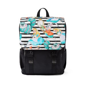Alice in Wonderland Backpack, Disney Bag for School or Travel, Disney Gift, Magical Park Day Bag, Bookbag, Schoolbag, Disney Park Bag