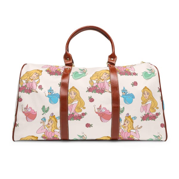 Bolsa de viaje de La Bella Durmiente, bolsa de viaje impermeable, bolsa para escapadas de fin de semana, equipaje Disney, bolsa de fin de semana, ideal para viajes de vacaciones, regalo Disney