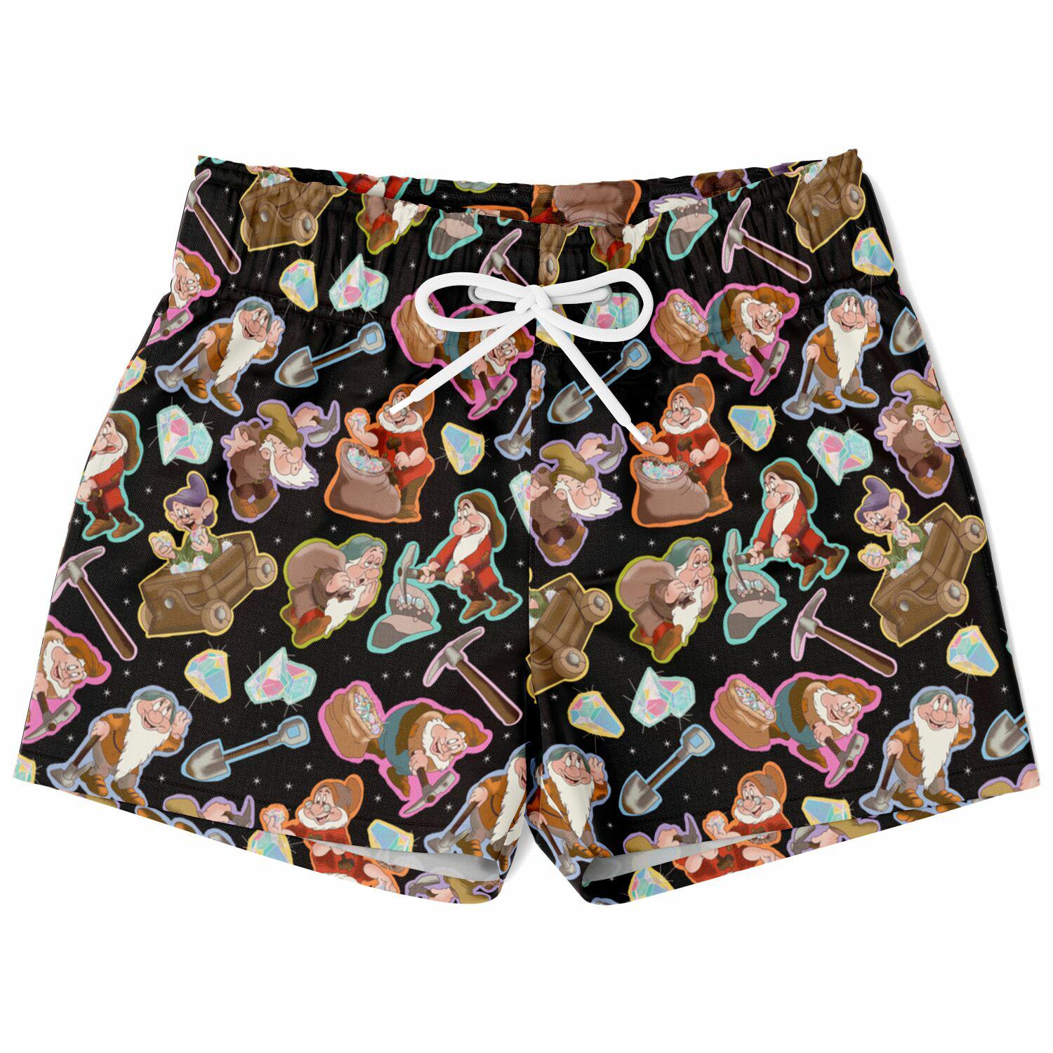 Discover Seven Dwarves Trunks, Grumpy Dopey Boys Beach Shorts, Disney Vacation Swimwear
