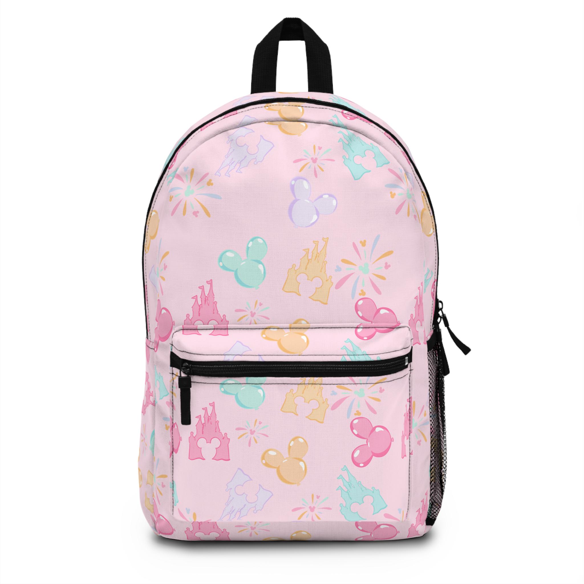 Pastel Disney Castle Balloon Backpack, Cinderella Fairy Tale  display picture 3