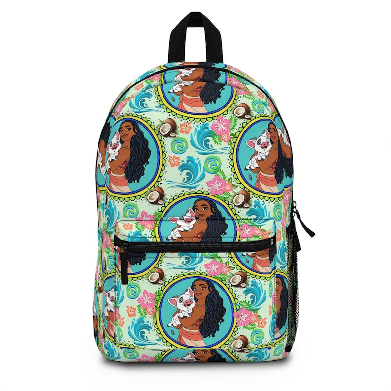 Moana Backpack, Disney Backpack, Back to School Book Bag, Disney Bag, Kids Backpack, Travel Bag, Disney Trip Accessories image 1