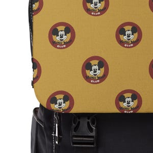 Retro Mickey Mouse Club Backpack, Disney Backpack, Back to School Book Bag, Disney Bag, Kids Backpack, Travel Bag, Disney Trip Accessories image 4