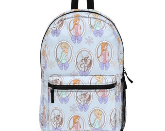 Frozen Backpack, Anna and Elsa, Disney Backpack, Back to School Book Bag, Disney Bag, Kids Backpack, Travel Bag, Disney Trip Accessories