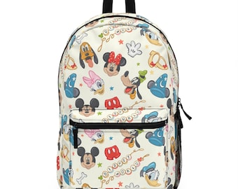 Mickey Mouse Backpack, Disney Backpack, Back to School Book Bag, Disney Bag, Kids Backpack, Travel Bag, Disney Trip Accessories