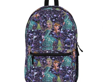Frozen Anna and Elsa Backpack, Disney Backpack, Back to School Book Bag, Disney Bag, Kids Backpack, Travel Bag, Disney Trip Accessories