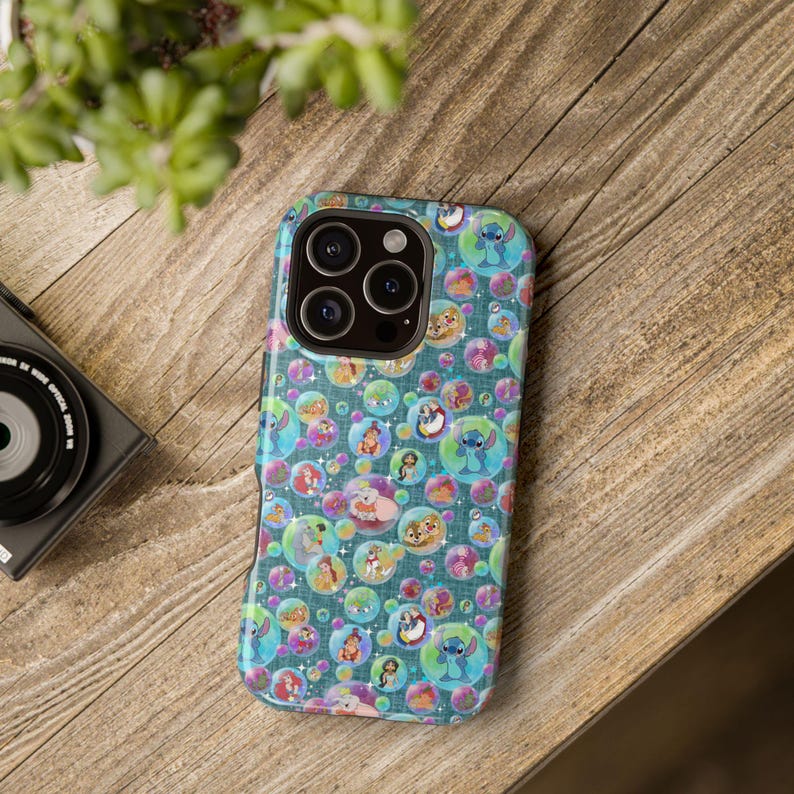 Disney Bubble Phone Case, Disney iPhone Case, Disney Phone Case, Samsung Phone Case, iPhone 15 Plus, iPhone 16 pro Case, Disney Phone Case image 7