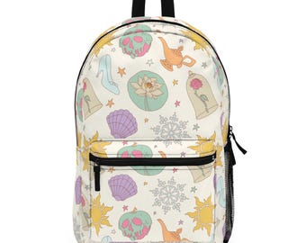 Mochila de princesas Disney, mochila Disney, mochila para la vuelta al cole, mochila Disney, mochila infantil, bolsa de viaje, accesorios para viajes Disney