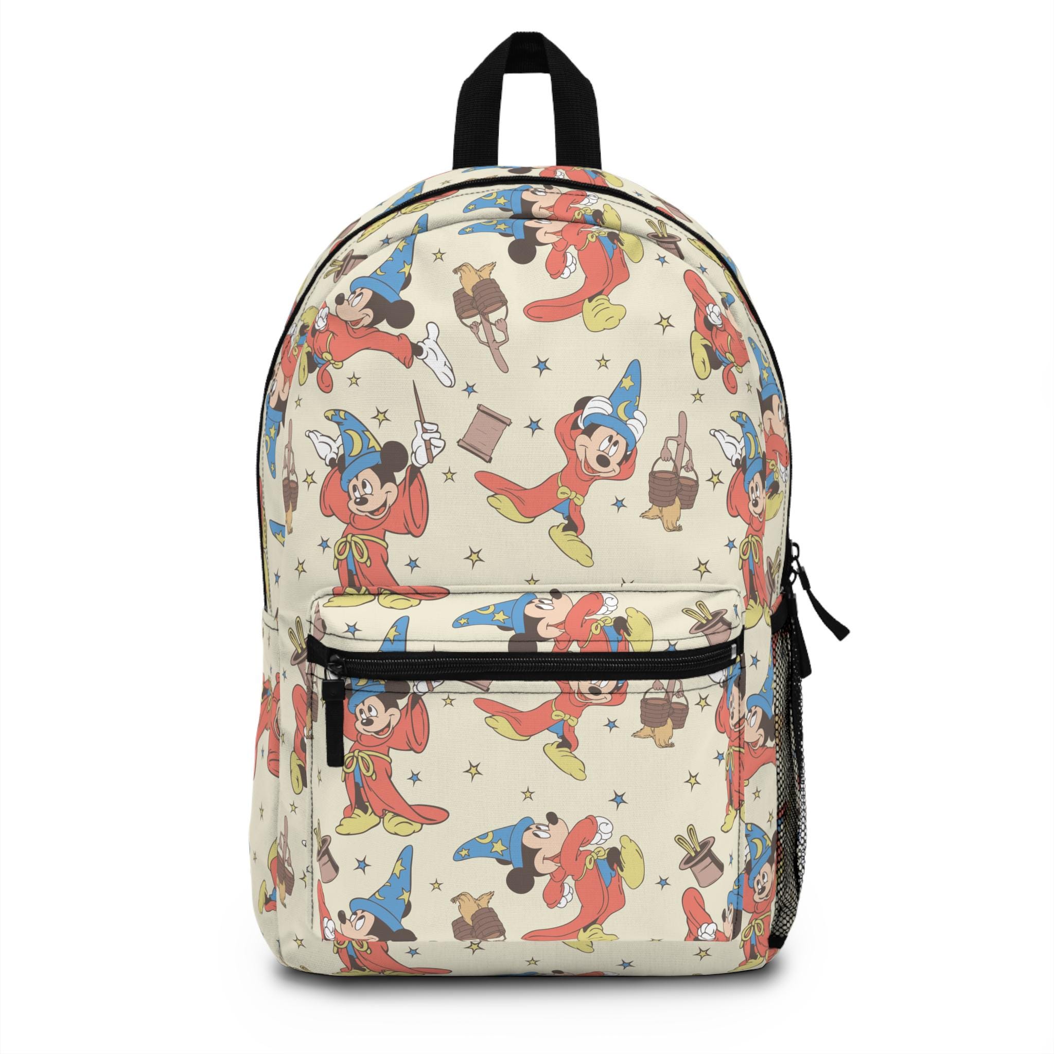 disney fantasia sorcerer mickey mouse mini backpack Fantasia Sorcerer Mickey Backpack Disney Magical Backpack for School or  Parks Apprentice Mickey Fantasia Bag