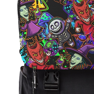 Nightmare Before Christmas Backpack, Disney Backpack, Back to School Book Bag, Disney Bag, Kids Backpack, Travel Bag, Disney Trip Accessory image 4