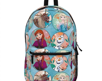 Frozen Backpack, Disney Backpack, Back to School Book Bag, Disney Bag, Kids Backpack, Travel Bag, Disney Trip Accessories