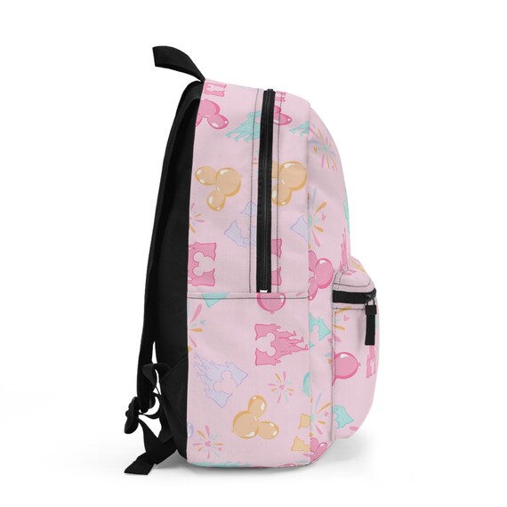 Pastel Disney Castle Balloon Backpack, Cinderella Fairy Tale  display picture 2