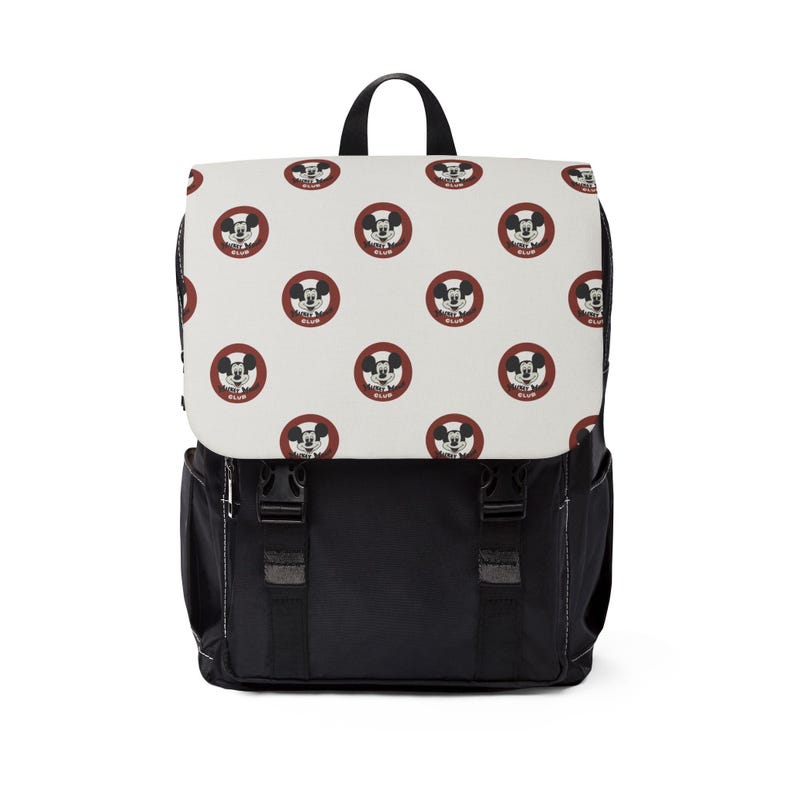 Retro Mickey Mouse Club Backpack, Disney Backpack, Back to School Book Bag, Disney Bag, Kids Backpack, Travel Bag, Disney Trip Accessories image 1