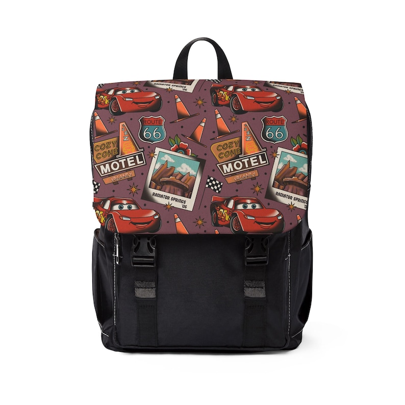 Cars Lightning McQueen Backpack, Disney Backpack, Back to School Book Bag, Disney Bag, Kids Backpack, Travel Bag, Disney Trip Accessories image 1