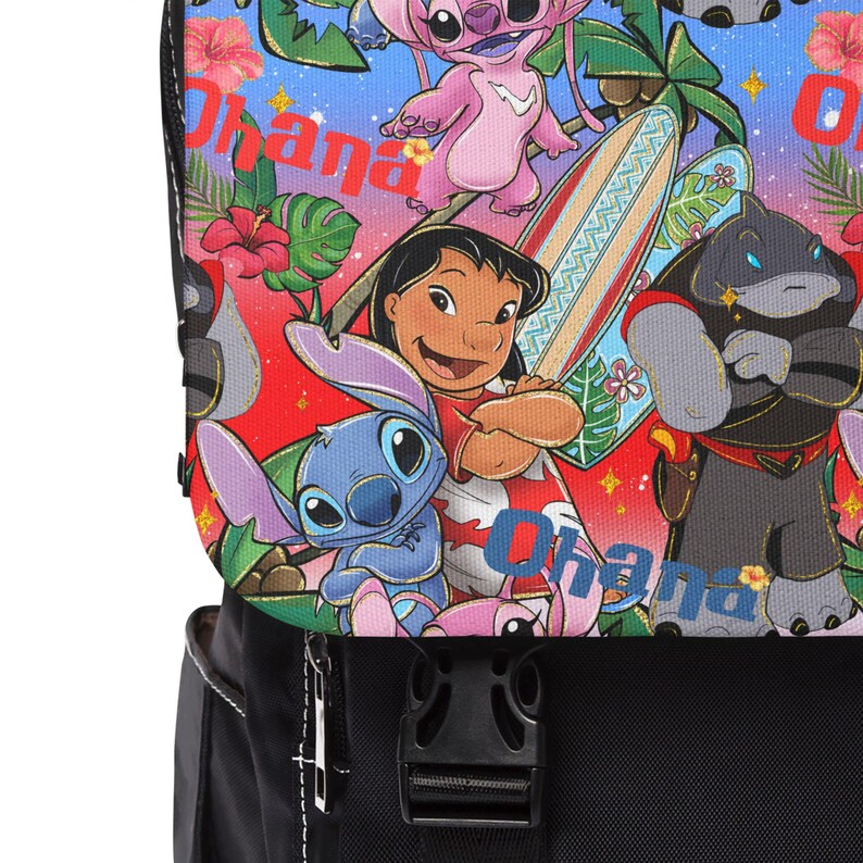 Lilo and Stitch Backpack, Disney Backpack, Back to School Book Bag, Disney Bag, Kids Backpack, Travel Bag, Disney Trip Accessories image 4