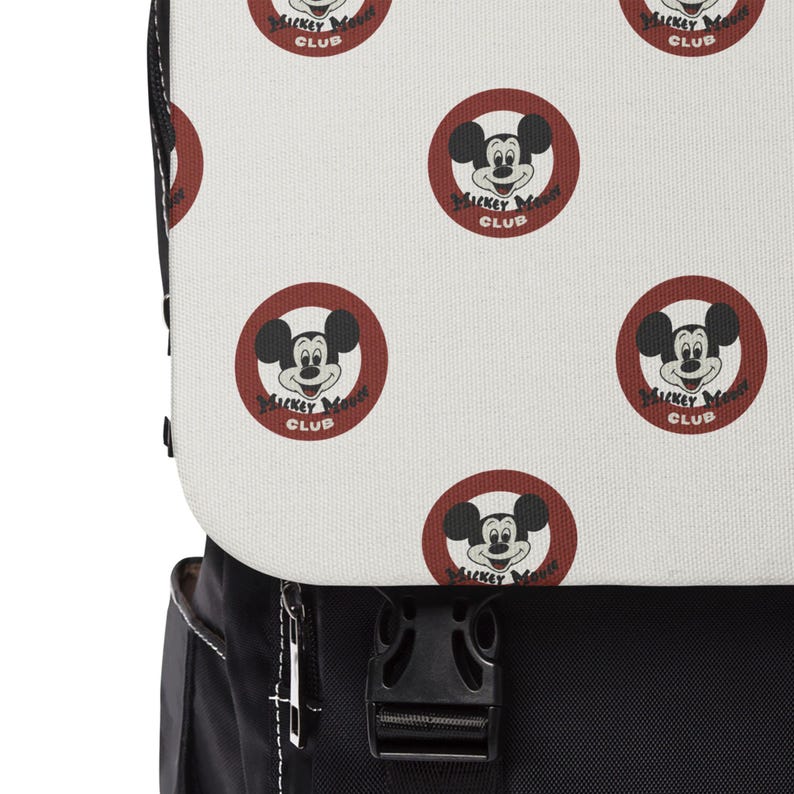 Retro Mickey Mouse Club Backpack, Disney Backpack, Back to School Book Bag, Disney Bag, Kids Backpack, Travel Bag, Disney Trip Accessories image 4