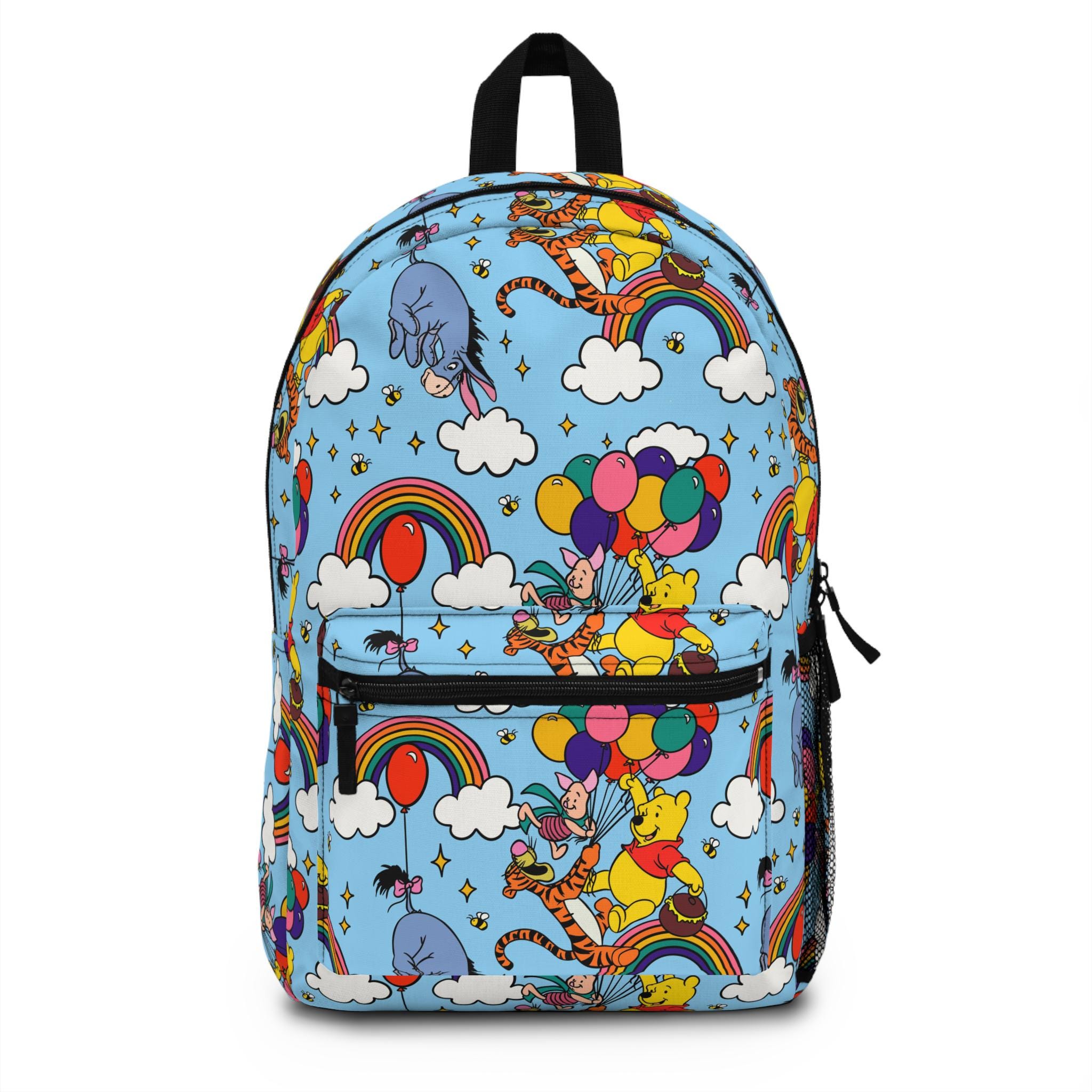 90s Retro Winnie the Pooh Backpack Vintage Disney School Bag
