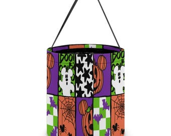 Disney Halloween Bag – Mickey & Friends Trick or Treat Bag – Candy Bag for Kids – Halloween Candy Bag- Halloween Party Bag- Candy Bucket
