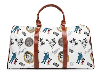 Bolsa de viaje Disney Mickey, impermeable, para escapadas de fin de semana, equipaje Disney, ideal para viajes de vacaciones o vacaciones. Regalo Disney.