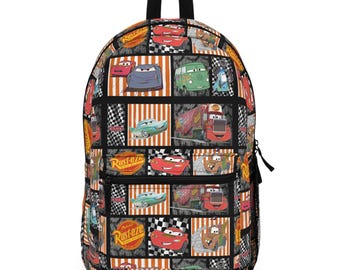 Mochila de Cars Rayo McQueen, mochila Disney, mochila para la vuelta al cole, mochila Disney, mochila infantil, bolsa de viaje, accesorios para viajes Disney